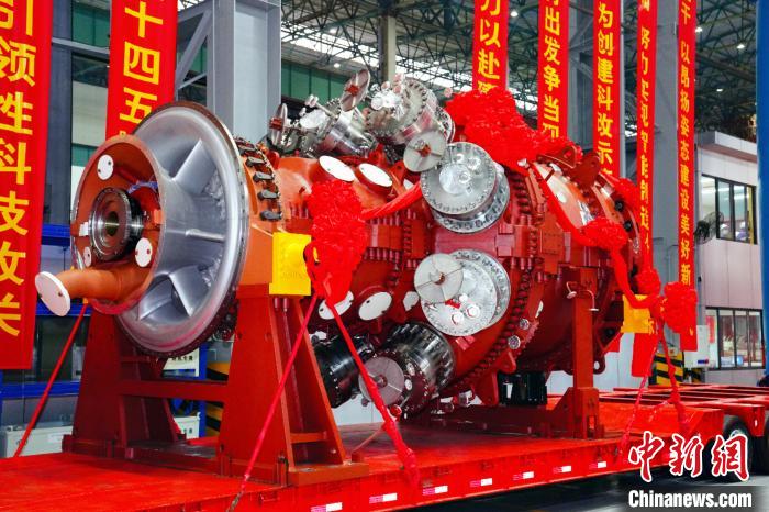F級(jí)50MW重型燃機(jī)。　東方汽輪機(jī)有限公司供圖